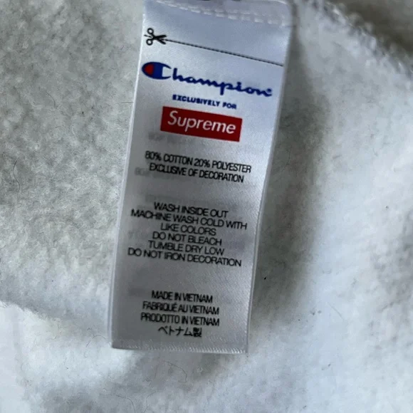 Supreme champion zip up hooded sweatshirt - Picture 5 of 8